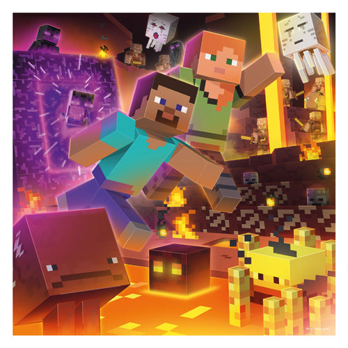 Ravensburger Puzzle Minecraft Biomes – Puzzle – 3x49 Teile