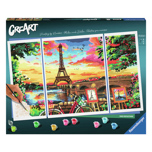 Ravensburger Creart Painting nach Nummer - Paris Reflexionen