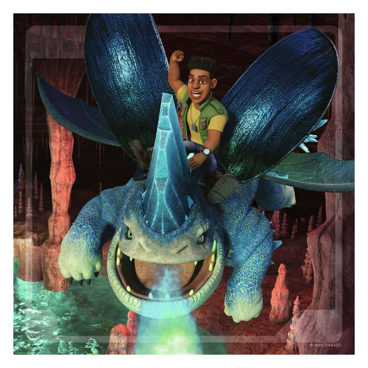 Ravensburger Dragons the Nine Realms Puzzle, 3x49 Teile.