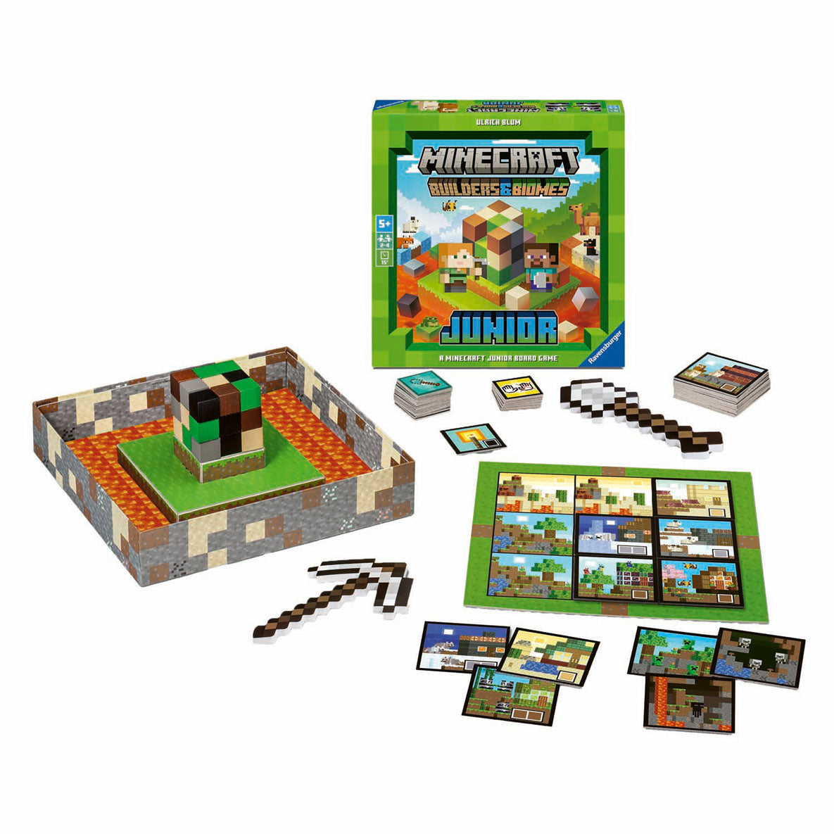 Ravensburger Minecraft Builder und Bimoes Kinderspiel Junior