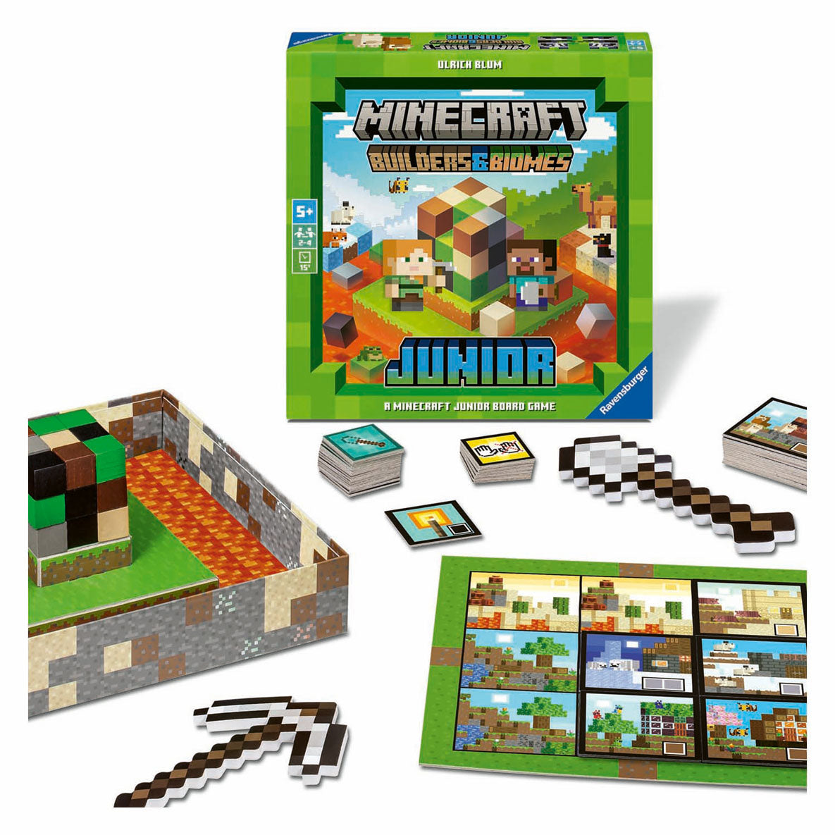 Ravensburger Minecraft Builder und Bimoes Kinderspiel Junior
