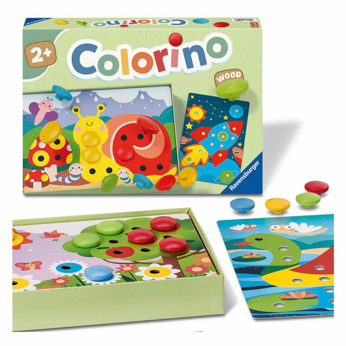 Ravensburger - mein Holz-Colorino - Lernspiel - ab 2 Jahren
