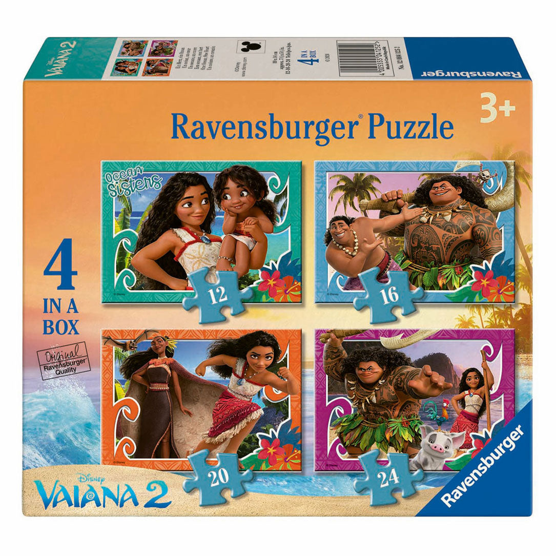Ravensburger Puzzle 4in1 Disney Vaiana 2