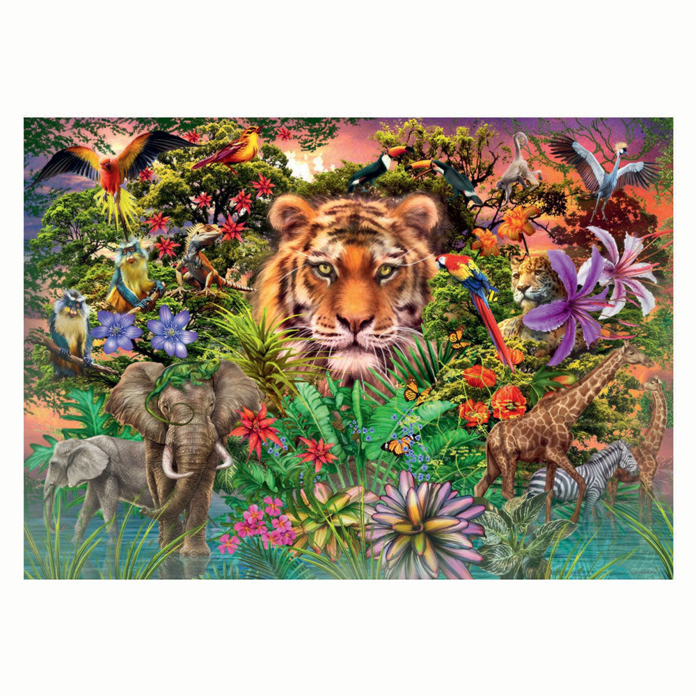 Ravensburger Puzzle Dschungeltiger, 1000 Teile.