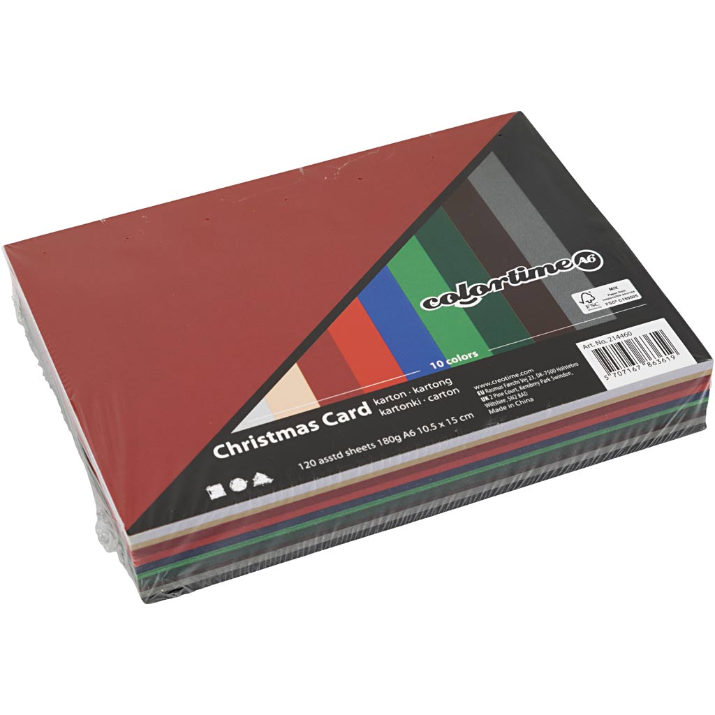 Kreativunternehmen https: www.cchobby.nl Christmas-cardboard-a6-sheet-105x148-mm-180-gr-diverse-colours-120-div-vellen-1-doos