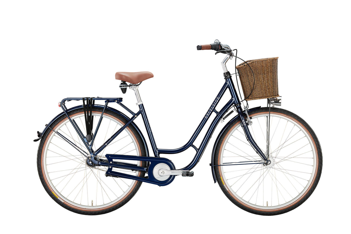 Excelsior Citybike Schwan-Retro Alu Mod. 24 Fahrrad exce.swan-retro alu 28 53 tour 3sp dunkelblau