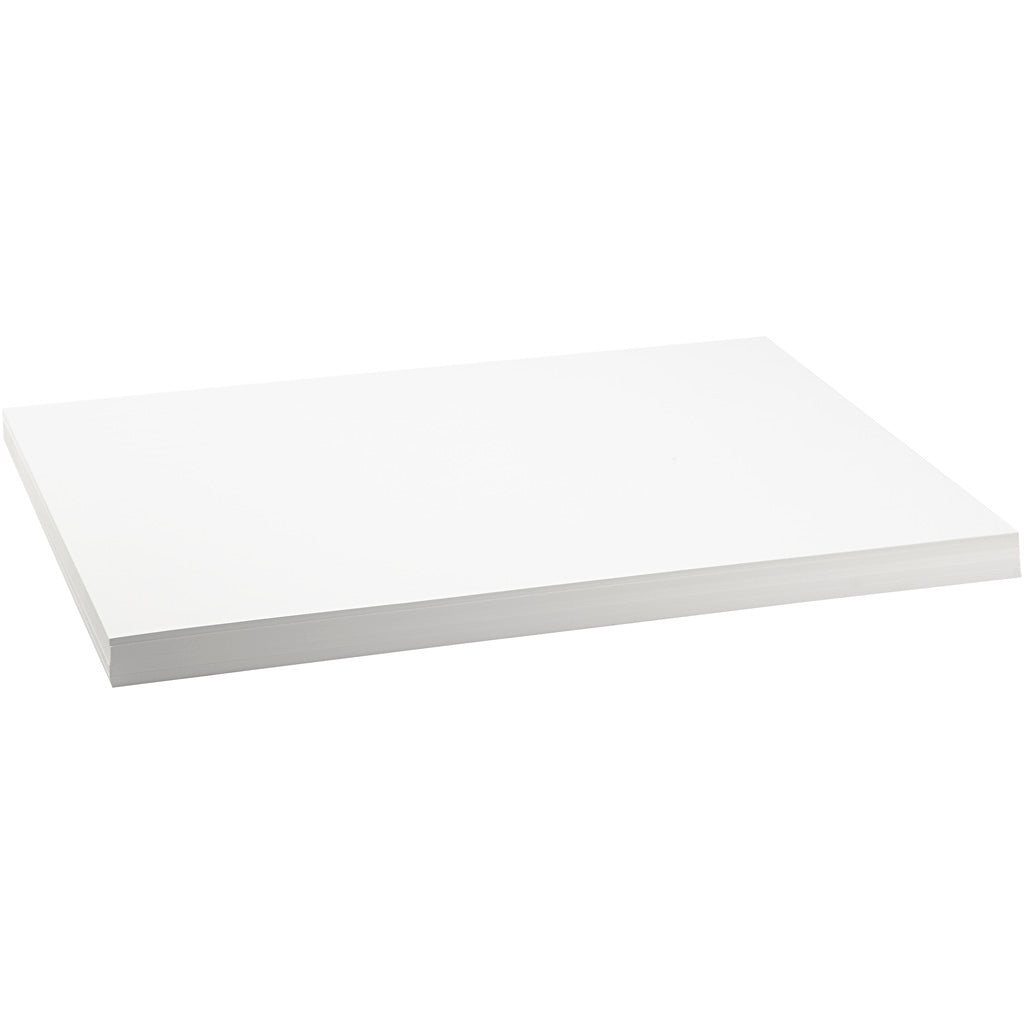 Creativ Company Farbkarton, A2, Blatt 420x594 mm, 250 gr, weiß, 100 Blatt 1 Karton
