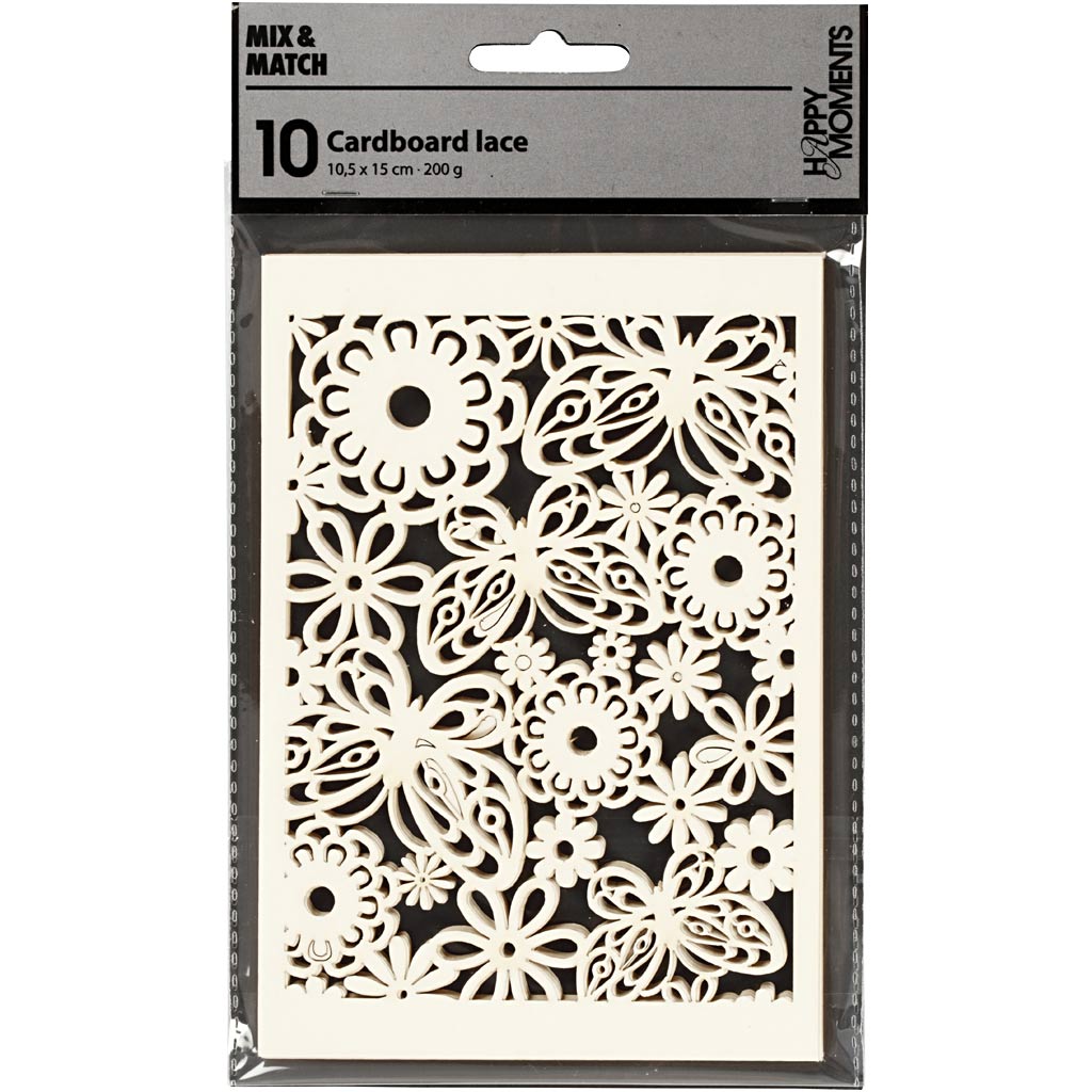 Creativ Company Muster Carton Off-White, 10st.