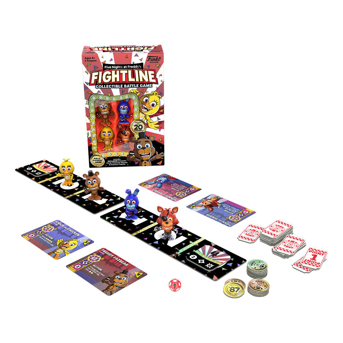 Goliath funko five nights at freddy's fightline premier set kaartspel