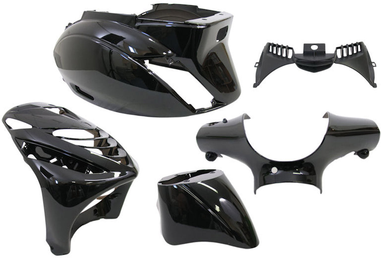 Edge Storge 5-Stück für Piaggio Zip-SP vom Jahr 2000-Schwarz-Metallic