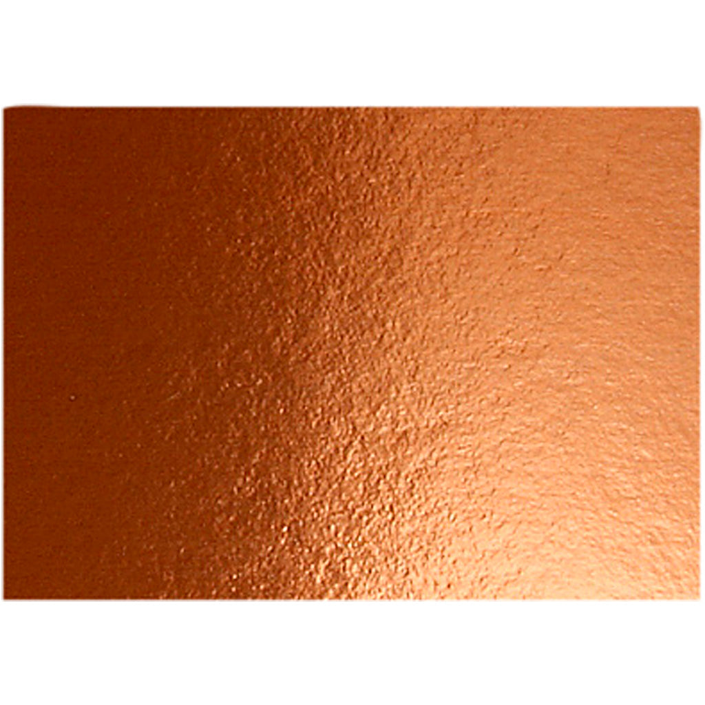 Creativ Company Metallfolienkarton, A4, Blatt 210 x 297 mm, 280 g, Kupfer, 10 Blatt 1 Karton