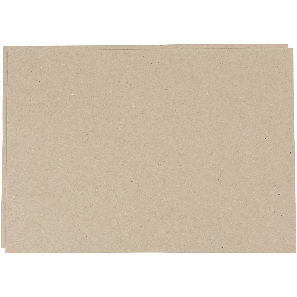 Creativ Company Kraftpapier, A3, Blatt 297x420 mm, 135 gr, graubraun, 500 Blatt 1 Karton