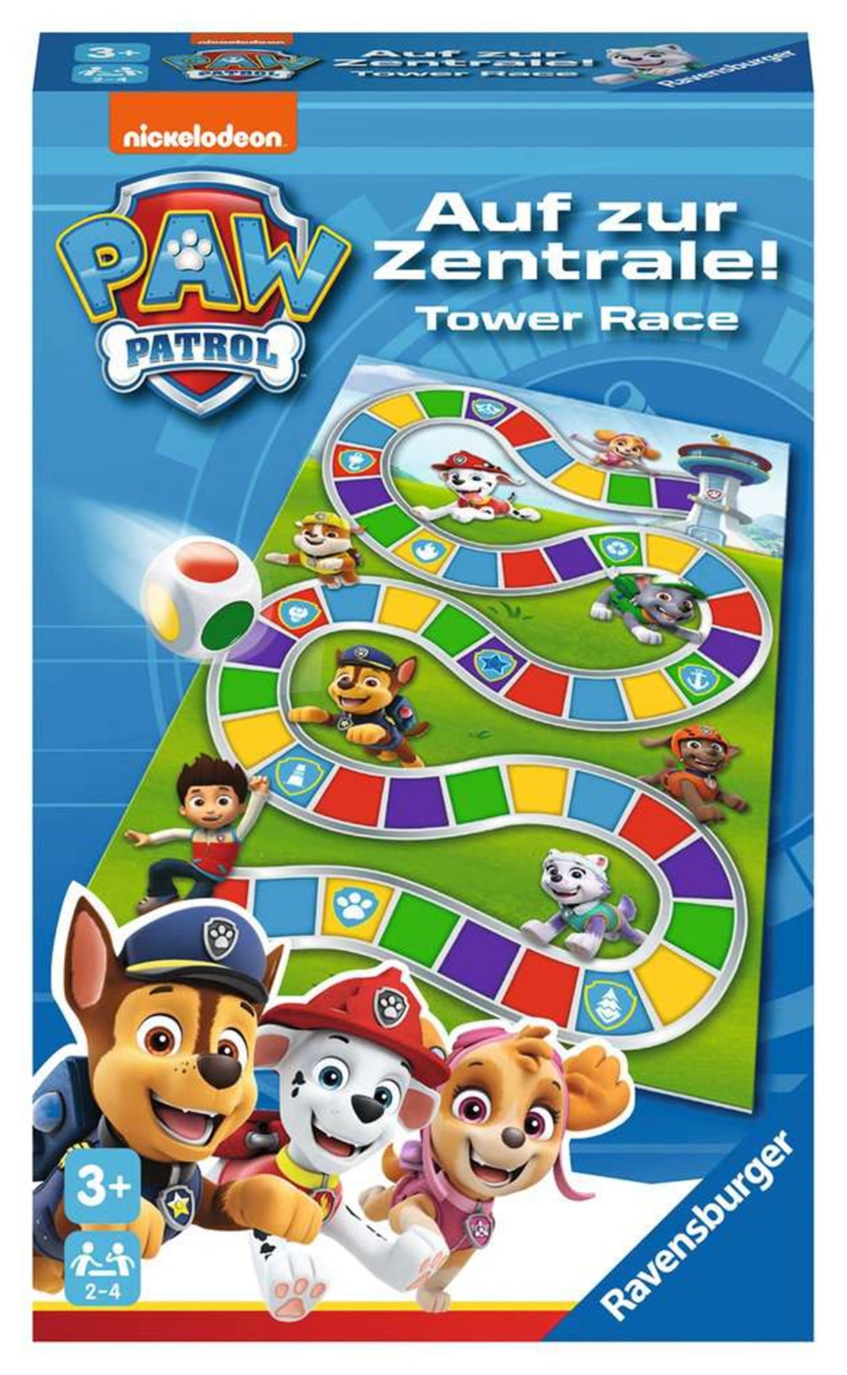 Ravensburger Paw Patrol Race Das Turm -Pocket -Brettspiel