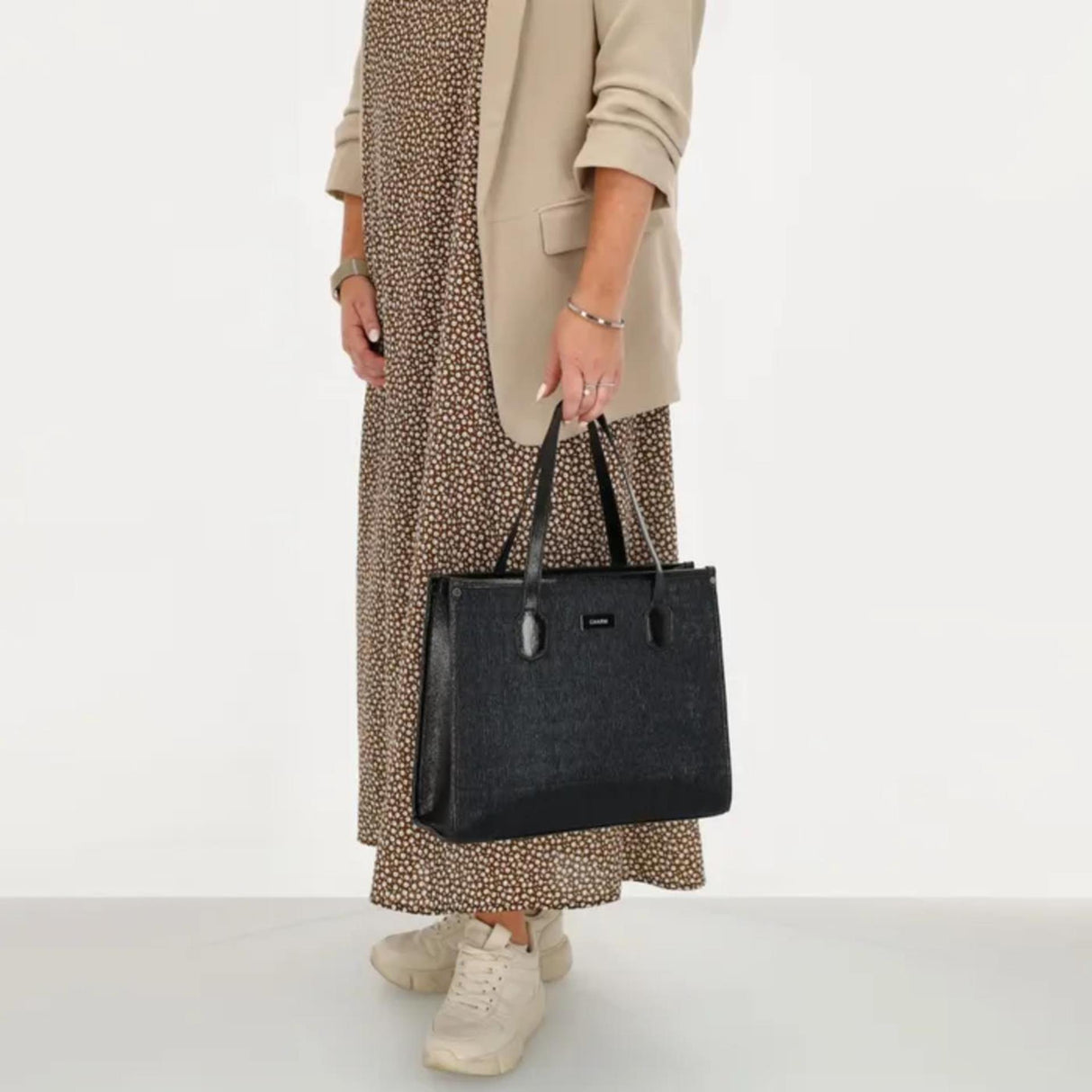 Charm London Kingsway Shopper schwarz