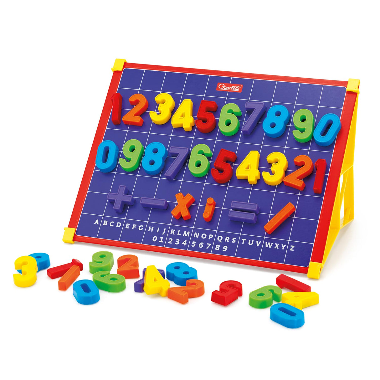 Quercetti Magnettafel inkl. Zahlenmagnete, 53 Stk.