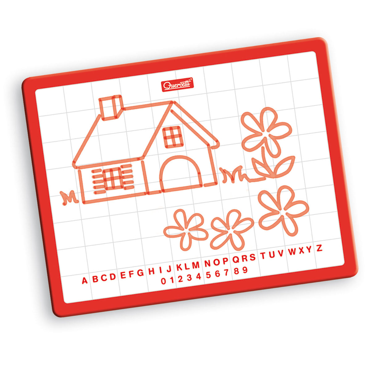 Quercetti Magnettafel inkl. Zahlenmagnete, 53 Stk.
