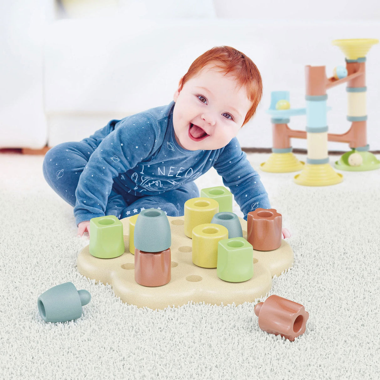 Quercetti PlayBio Maxi Insert Pinnen, 13dlg