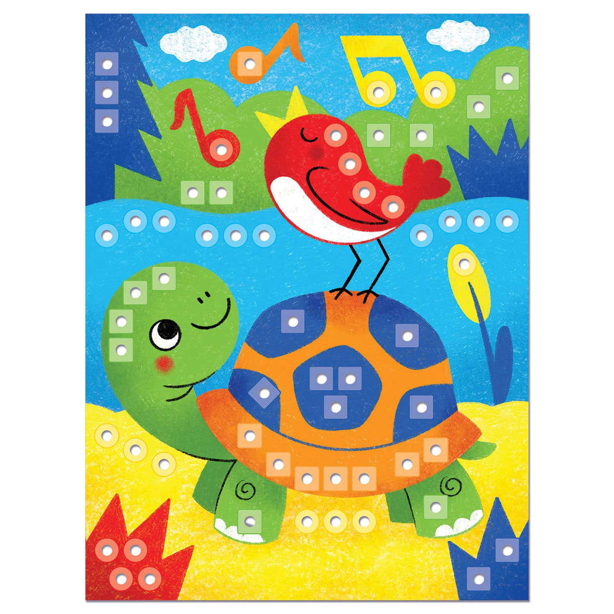 Quercetti Mosaik-Spielzeugtiere – Fantacolor 180 Stück kreativ.