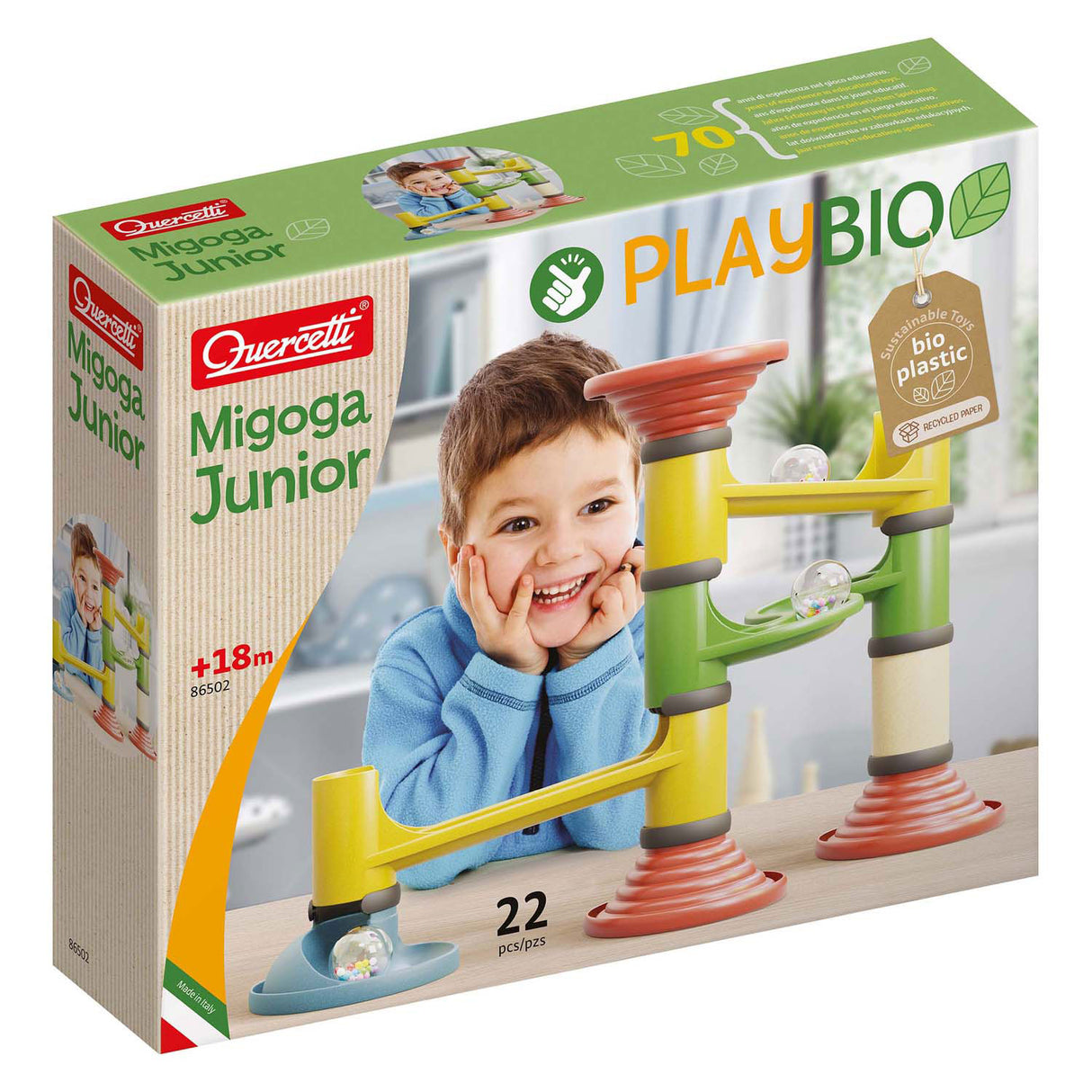 Quercetti Playbio Junior Murmelbahn