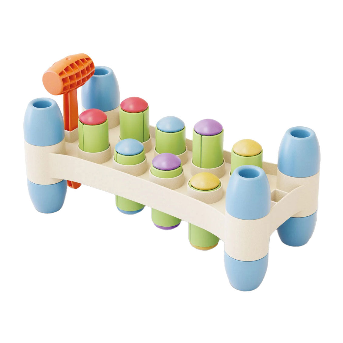 Quercetti Play Eco+ Hammerbank Peggy (34-teilig)