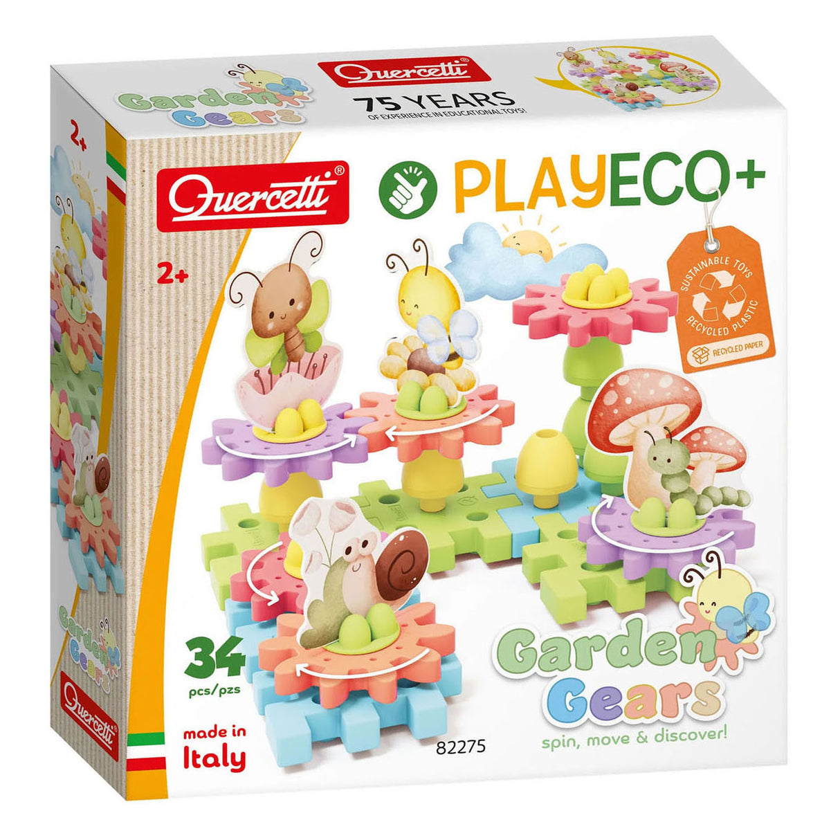 Quercetti Playeco+ Blumengarten-Ausrüstung