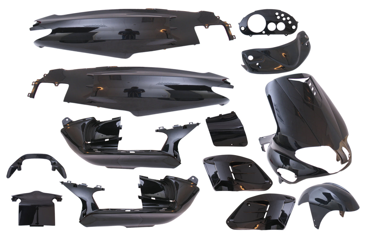 Edge Place Set Läufer bis Baujahr 08-2005 15-teilig schwarz metallic