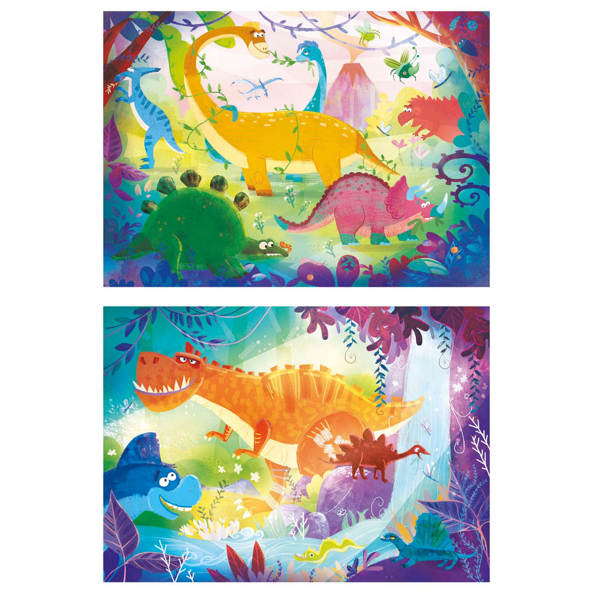 Clementoni Puzzle lustige Dinosaurier, 2x20tlg.