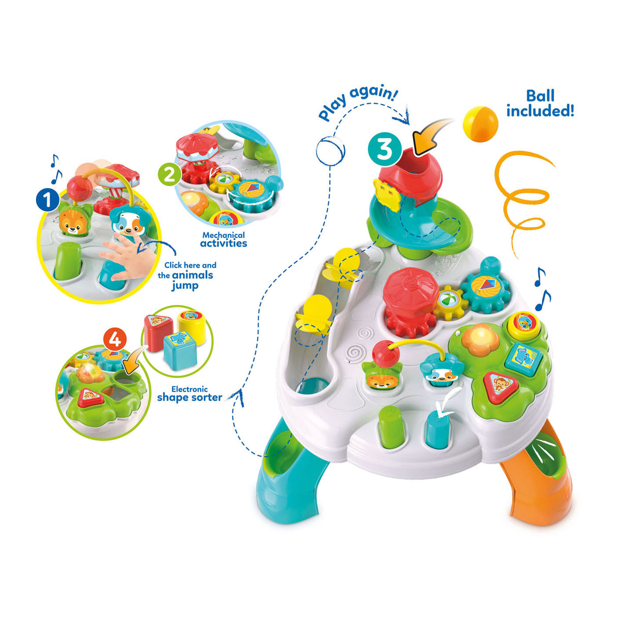 Clementoni Baby – interaktiver Aktivitätstisch