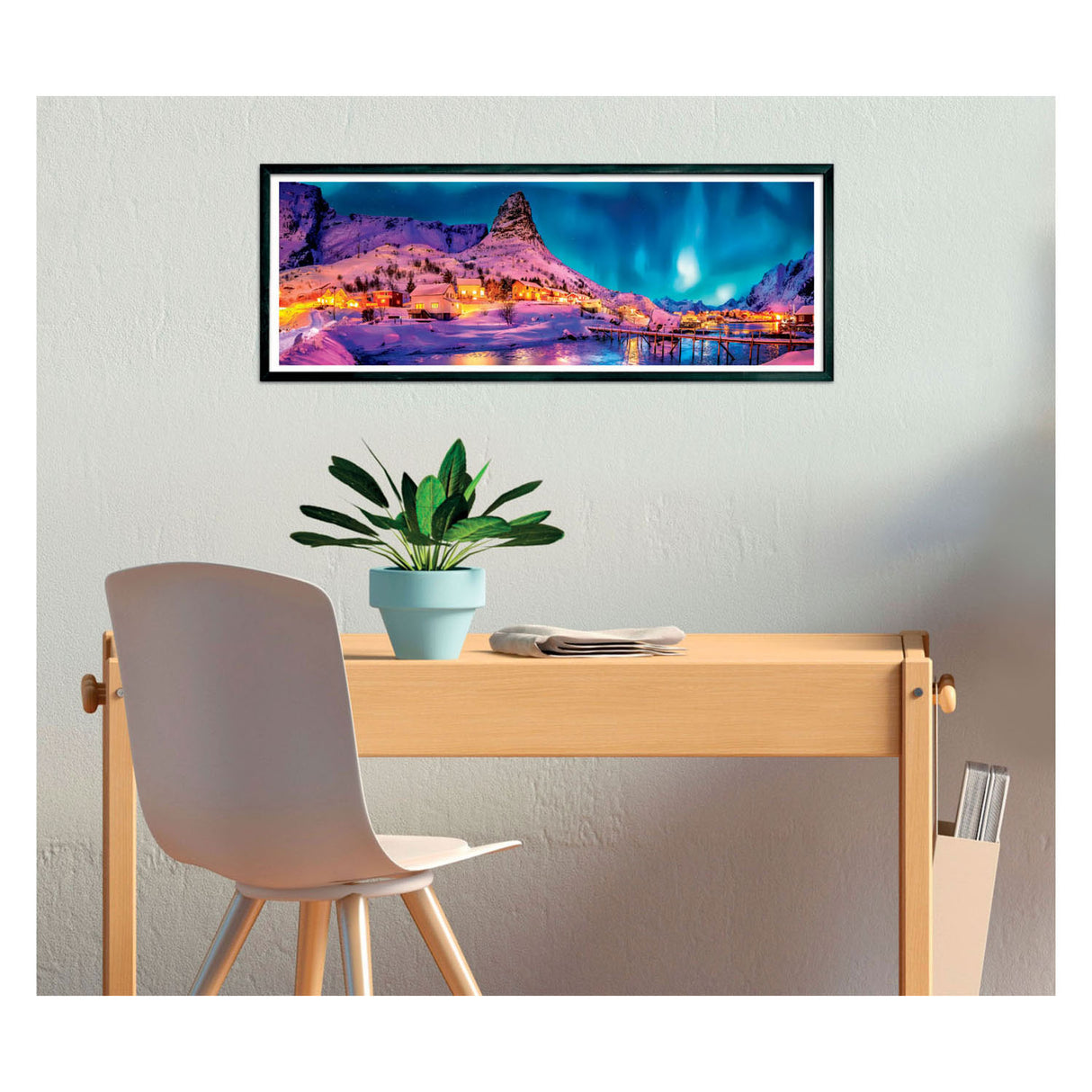 Clementoni Panorama-Puzzle Lofoten, 1000 Teile.