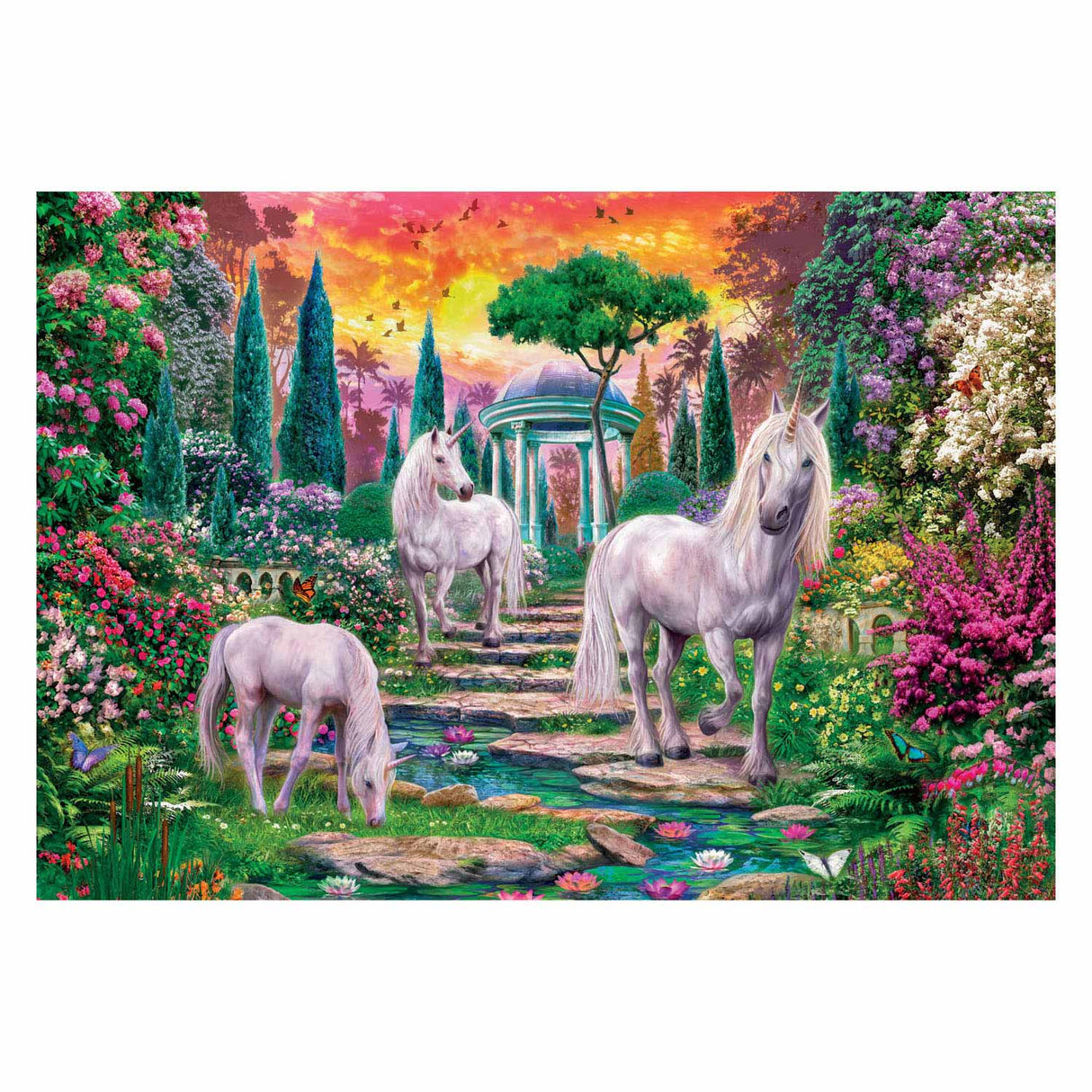 Clementoni Puzzle klassische Einhörner, 2000 Teile.