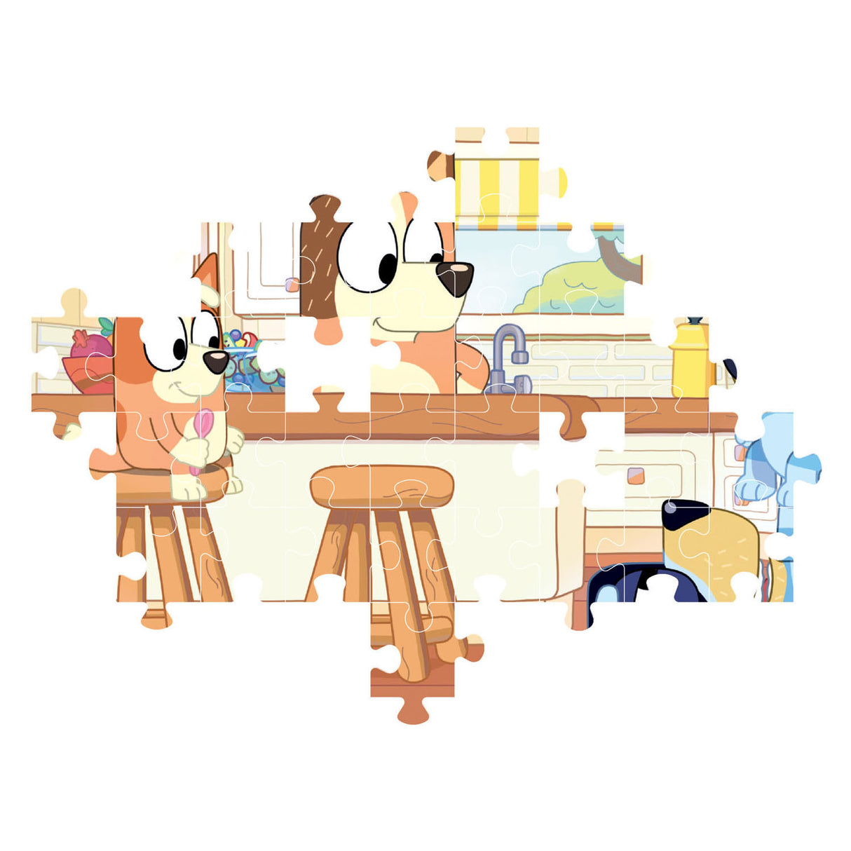 Clementoni - Puzzle - 104 Teile - Bluey - Puzzle für Kinder - ab 6 Jahren
