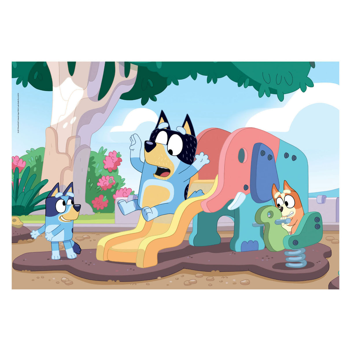 Clementoni - Puzzle - 104 Teile - Bluey - Puzzle für Kinder - ab 6 Jahren