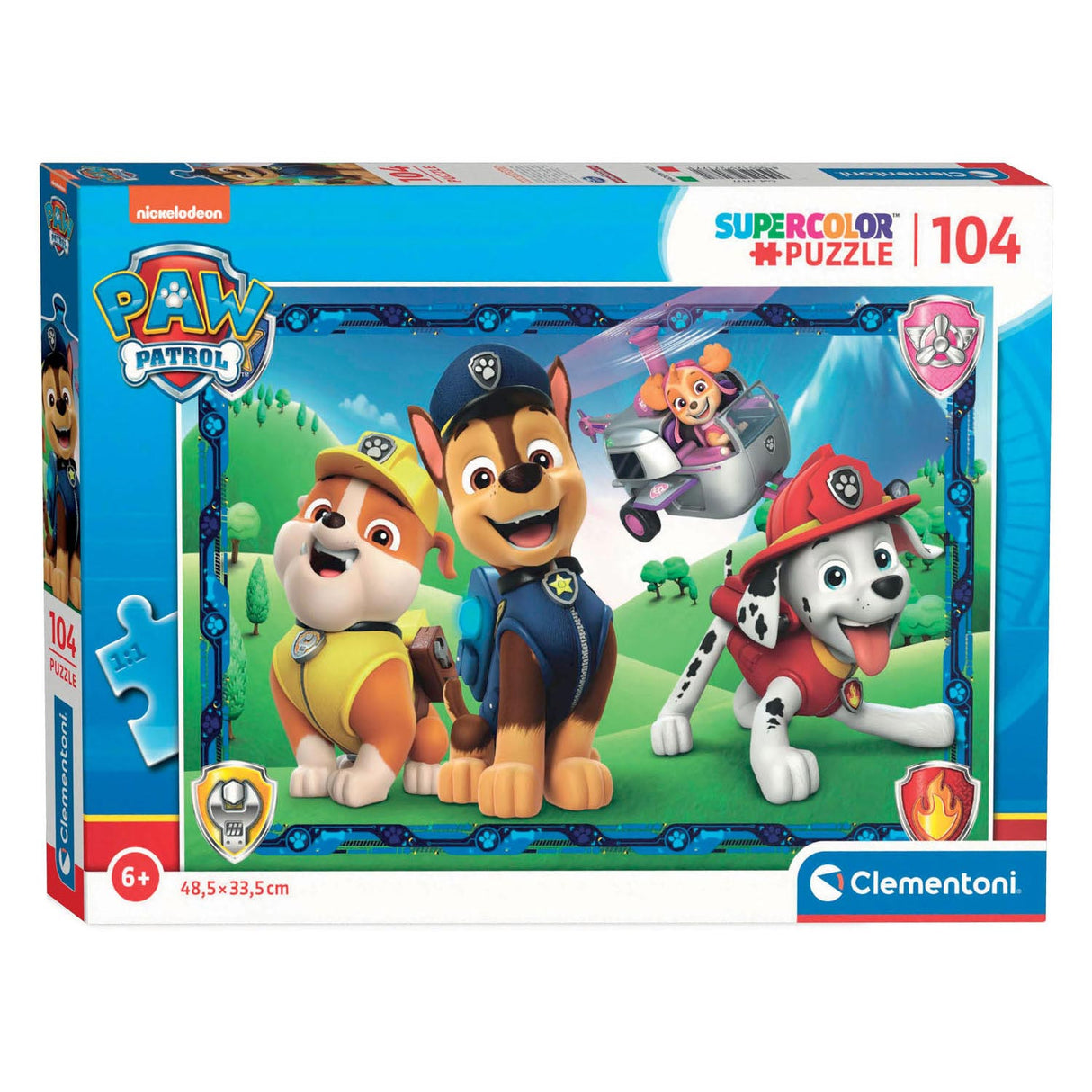 Clementoni-Puzzle – Paw Patrol, 104 Teile.