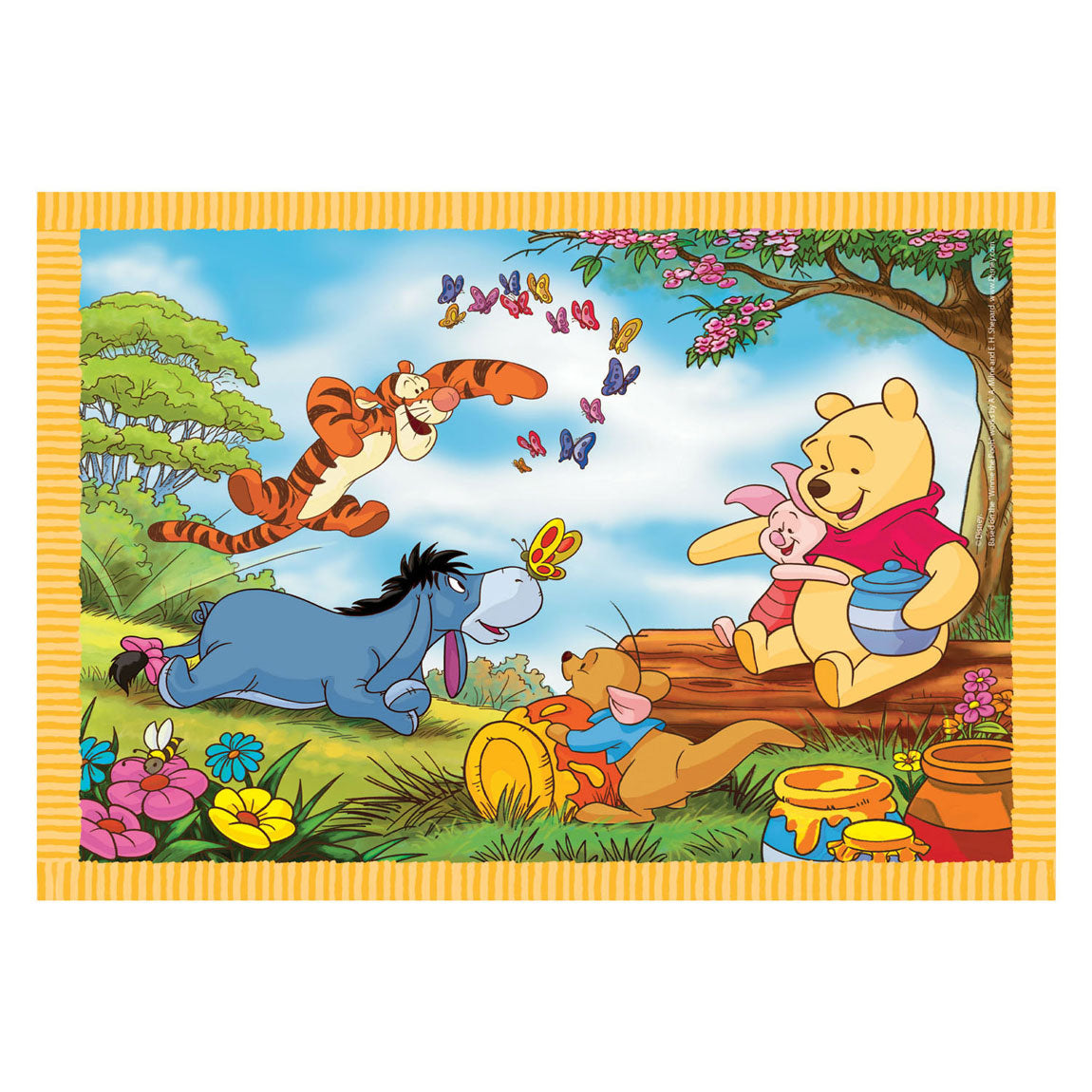 Clementoni Puzzle Farbe Disney Winnie Puuh, 4in1
