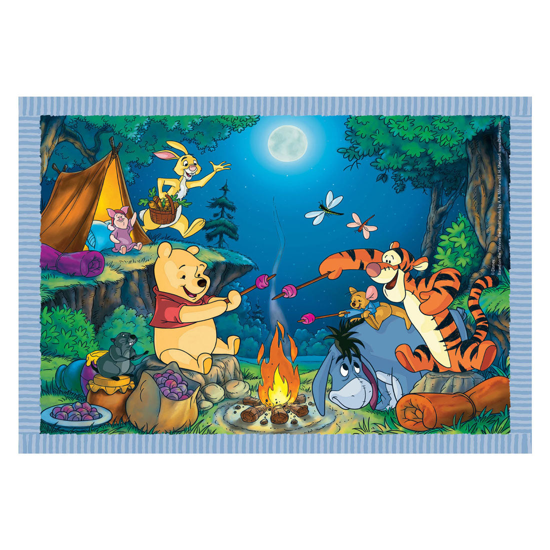 Clementoni Puzzle Farbe Disney Winnie Puuh, 4in1