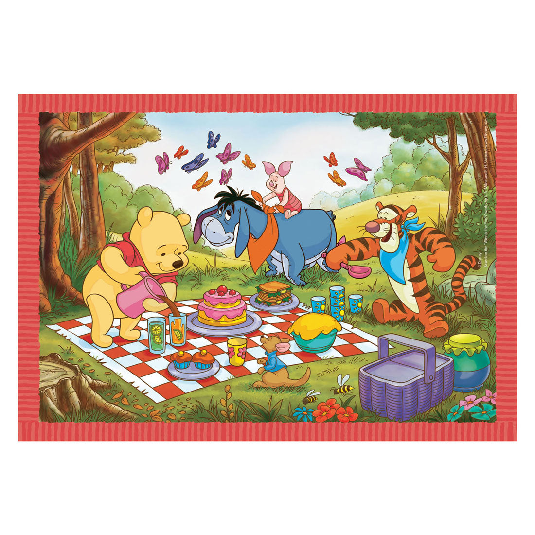 Clementoni Puzzle Farbe Disney Winnie Puuh, 4in1