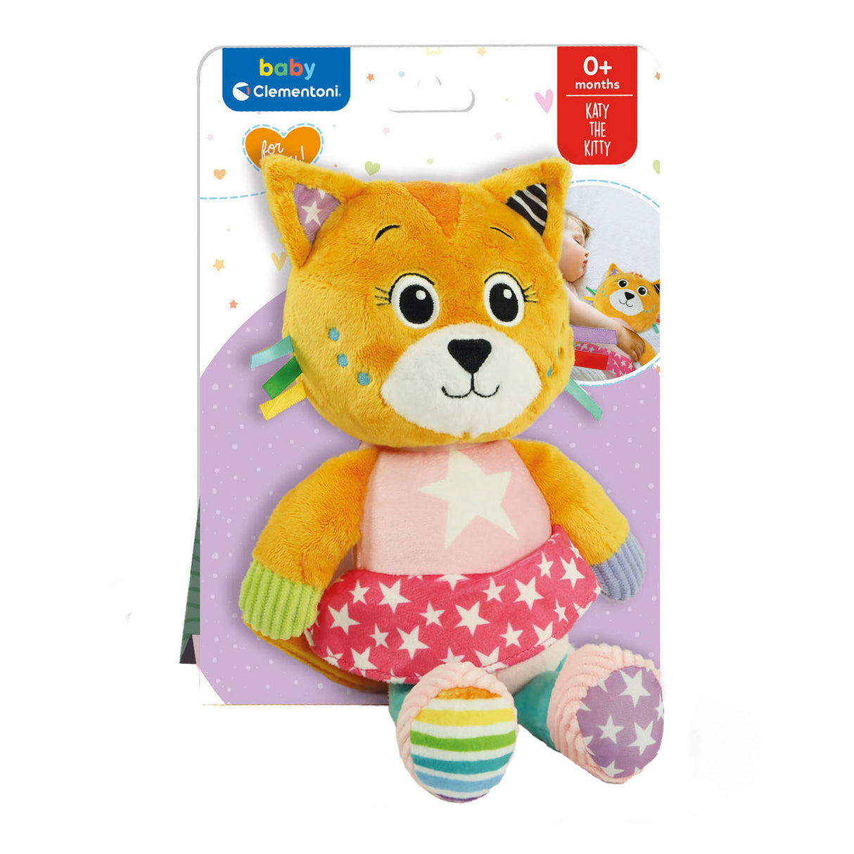 Clementoni Baby mein erstes Tier kuscheln - kat