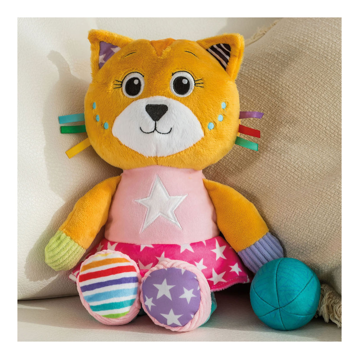Clementoni Baby mein erstes Tier kuscheln - kat