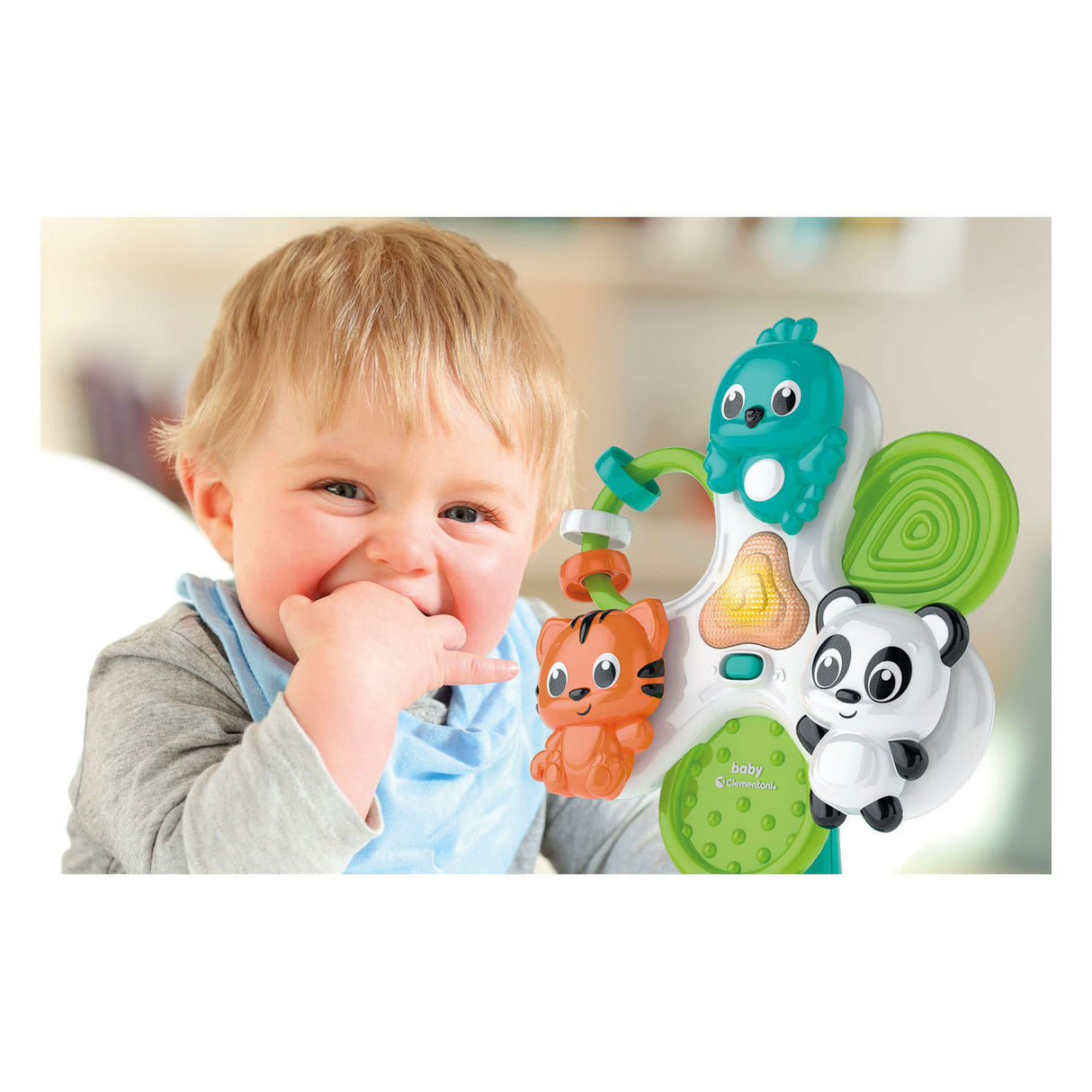 Clementoni - Hochstuhlspielzeug - Tierkreis - ab 6 Monaten