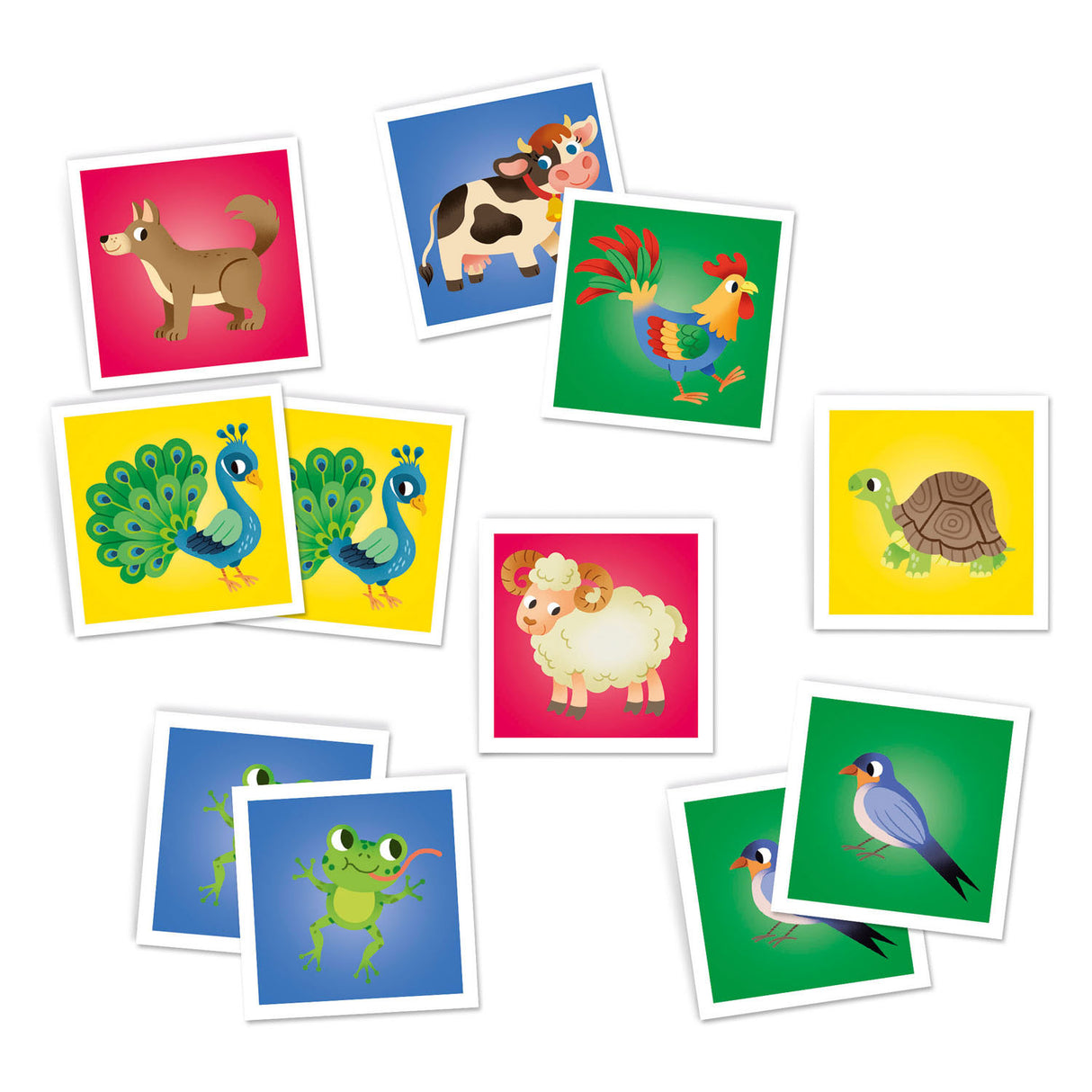 Clementoni – Memory für Kinder – Bauernhoftiere – 48 Karten – Memory-Spiel – Lernspielzeug – ab 4 Jahren