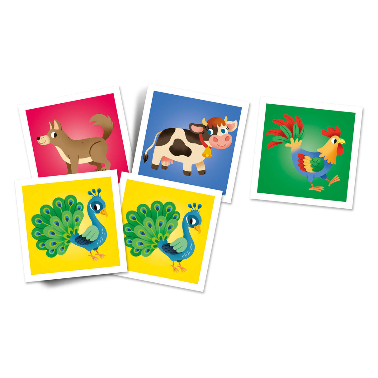 Clementoni – Memory für Kinder – Bauernhoftiere – 48 Karten – Memory-Spiel – Lernspielzeug – ab 4 Jahren