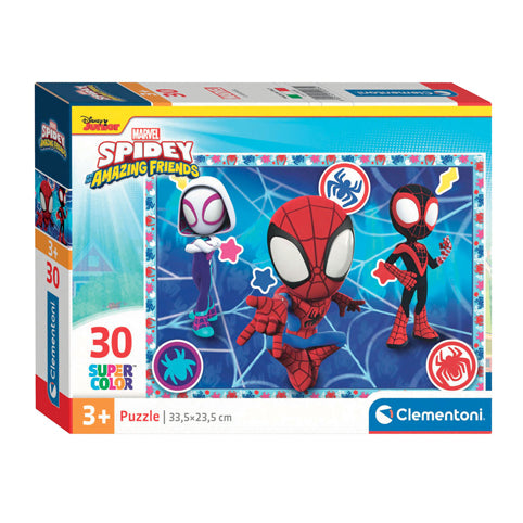 Clementoni Jigsaw Puzzle Super Color Marvel Spidey, 30st.