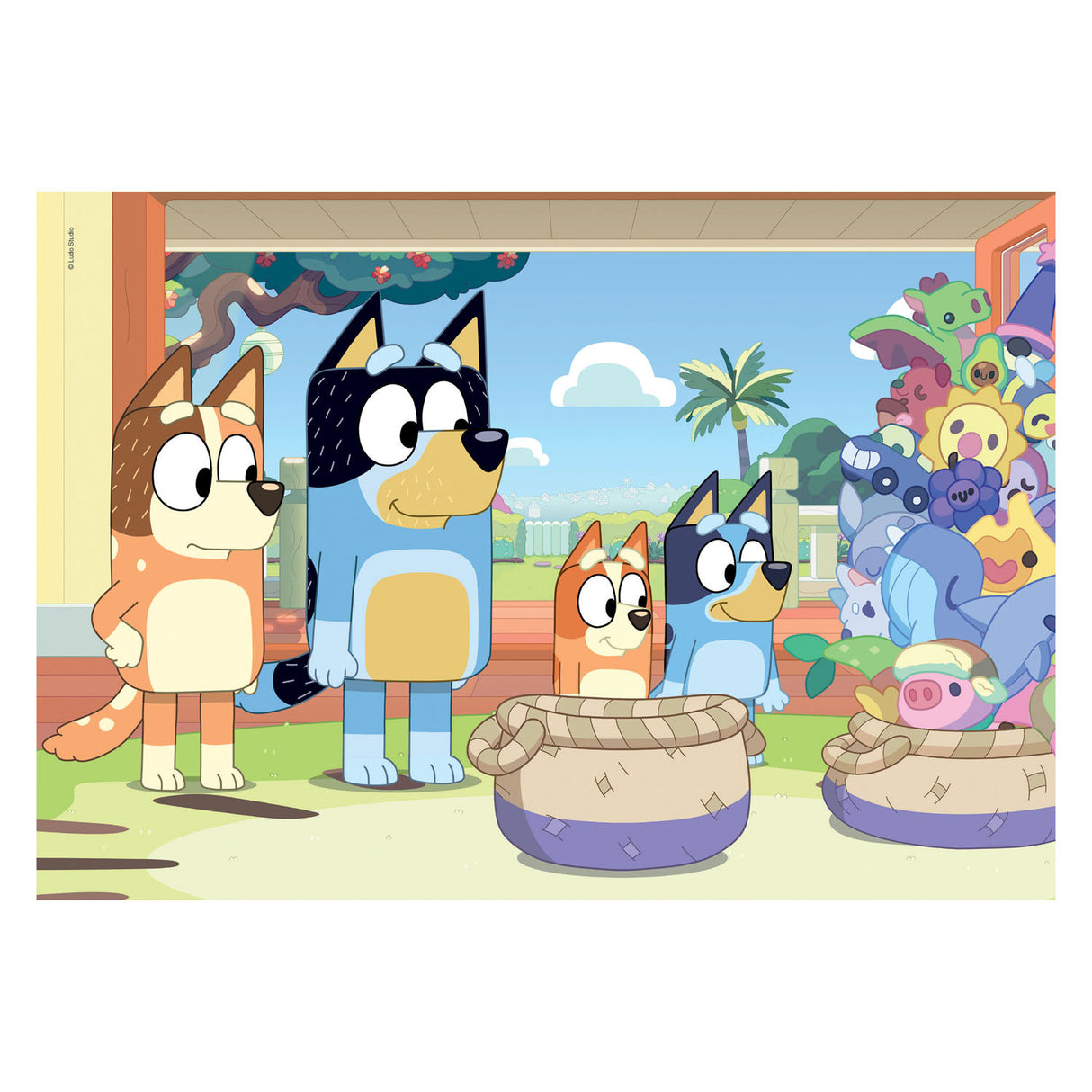 Clementoni - Puzzle - 2x20 Teile - Bluey - Kinderpuzzle - ab 3 Jahren