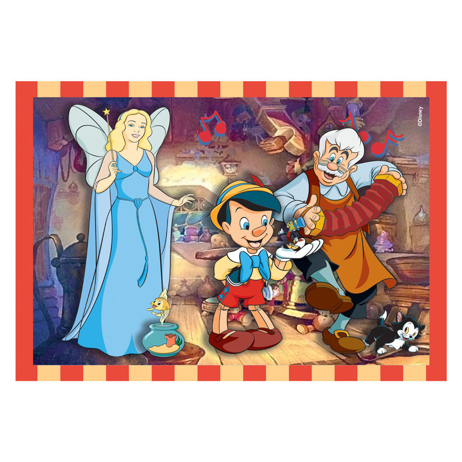 Clementoni Legpuzzel 4in1 Disney -Tiere