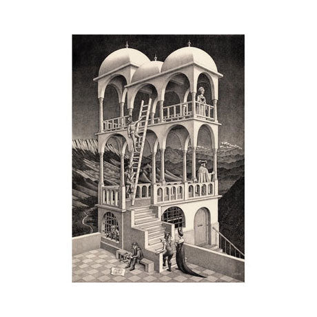 Clementoni Puzzle m. C. Escher Belverder, 1000st.