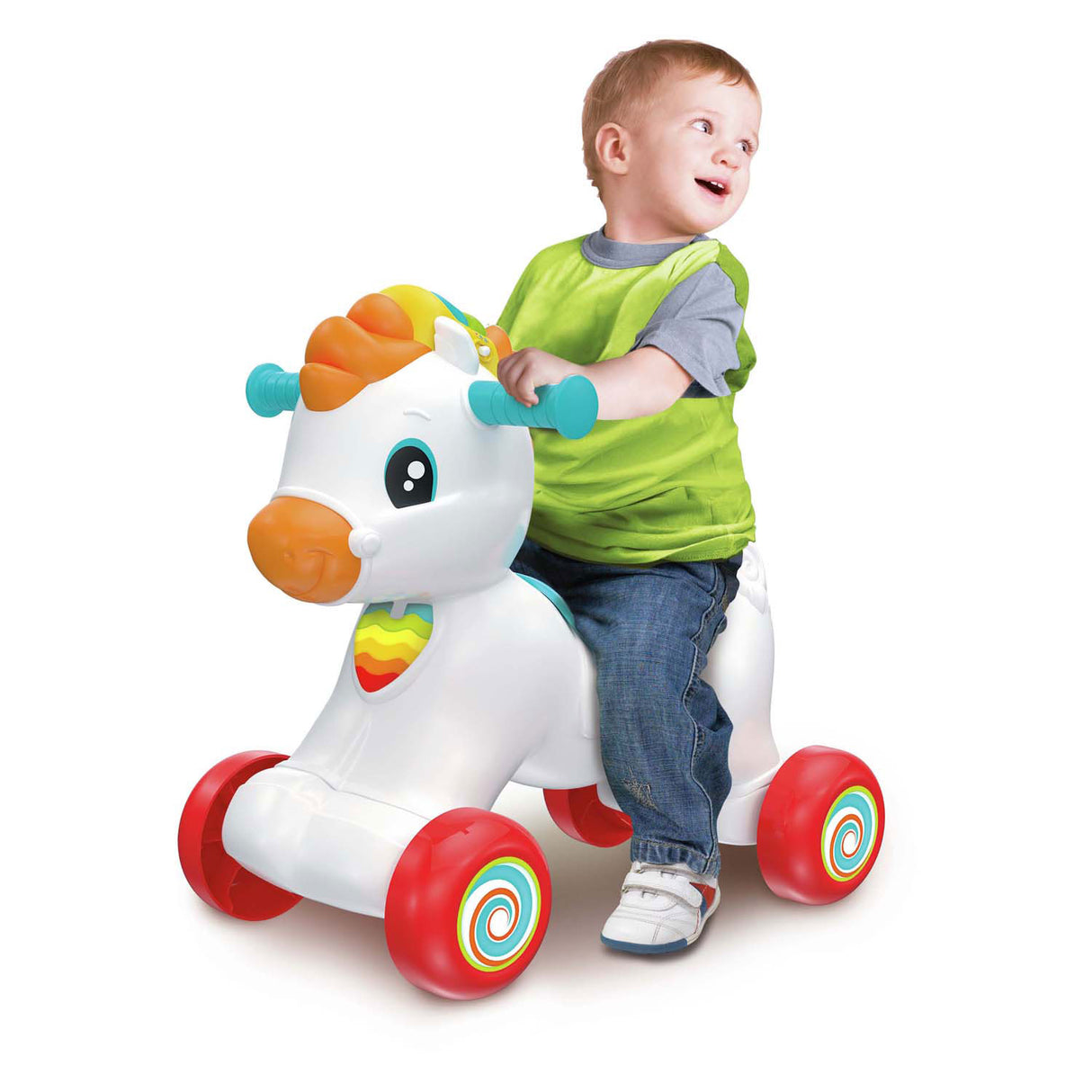 Clementoni Baby – Rocky das Schaukelpferd 3in1