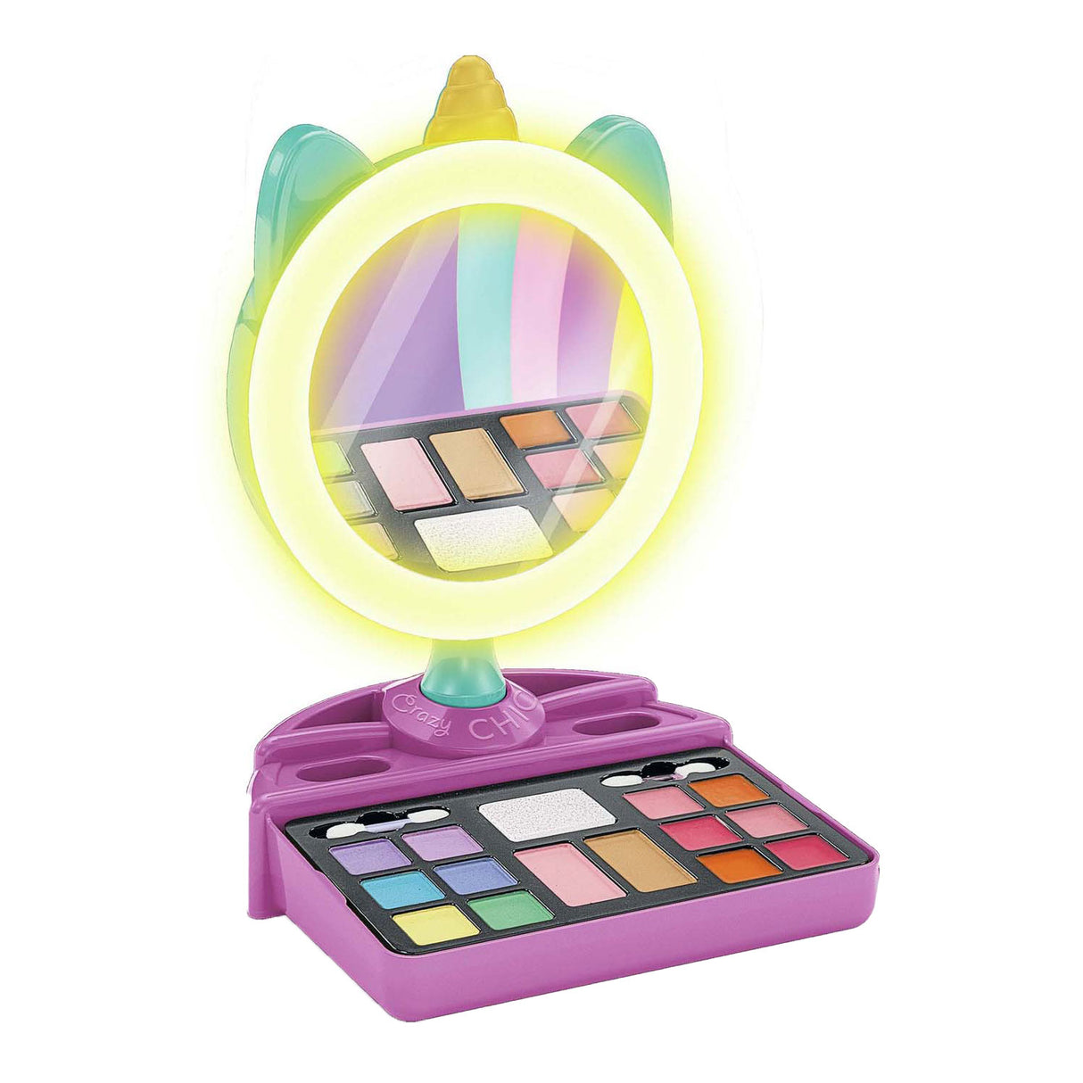Clementoni Crazy Chic – Einhornspiegel mit LED-Ringlicht