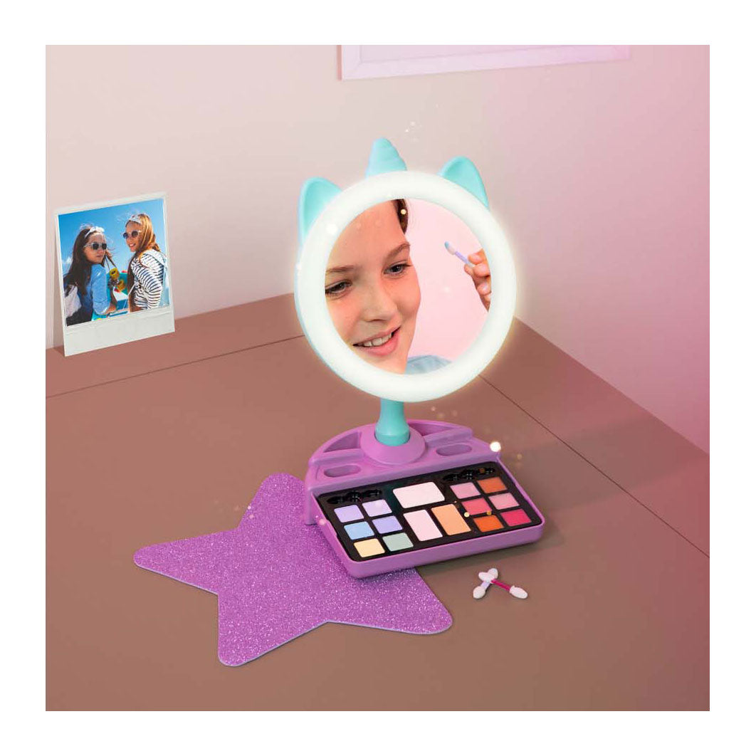 Clementoni Crazy Chic – Einhornspiegel mit LED-Ringlicht