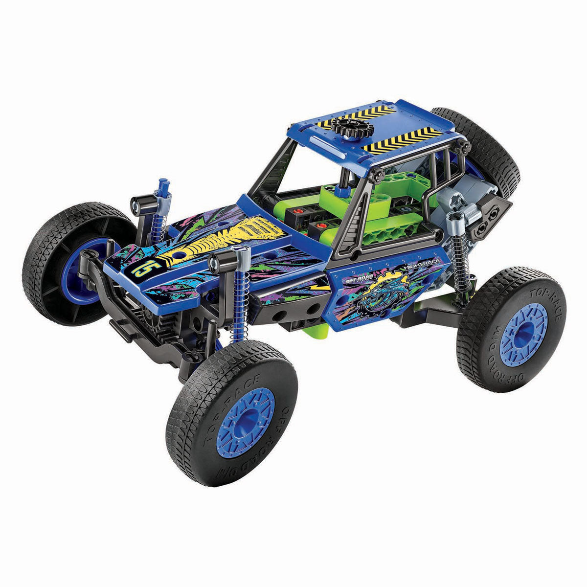 Clementoni Science and Games – Mechanik-Offroad-Bauset, 10 Modelle