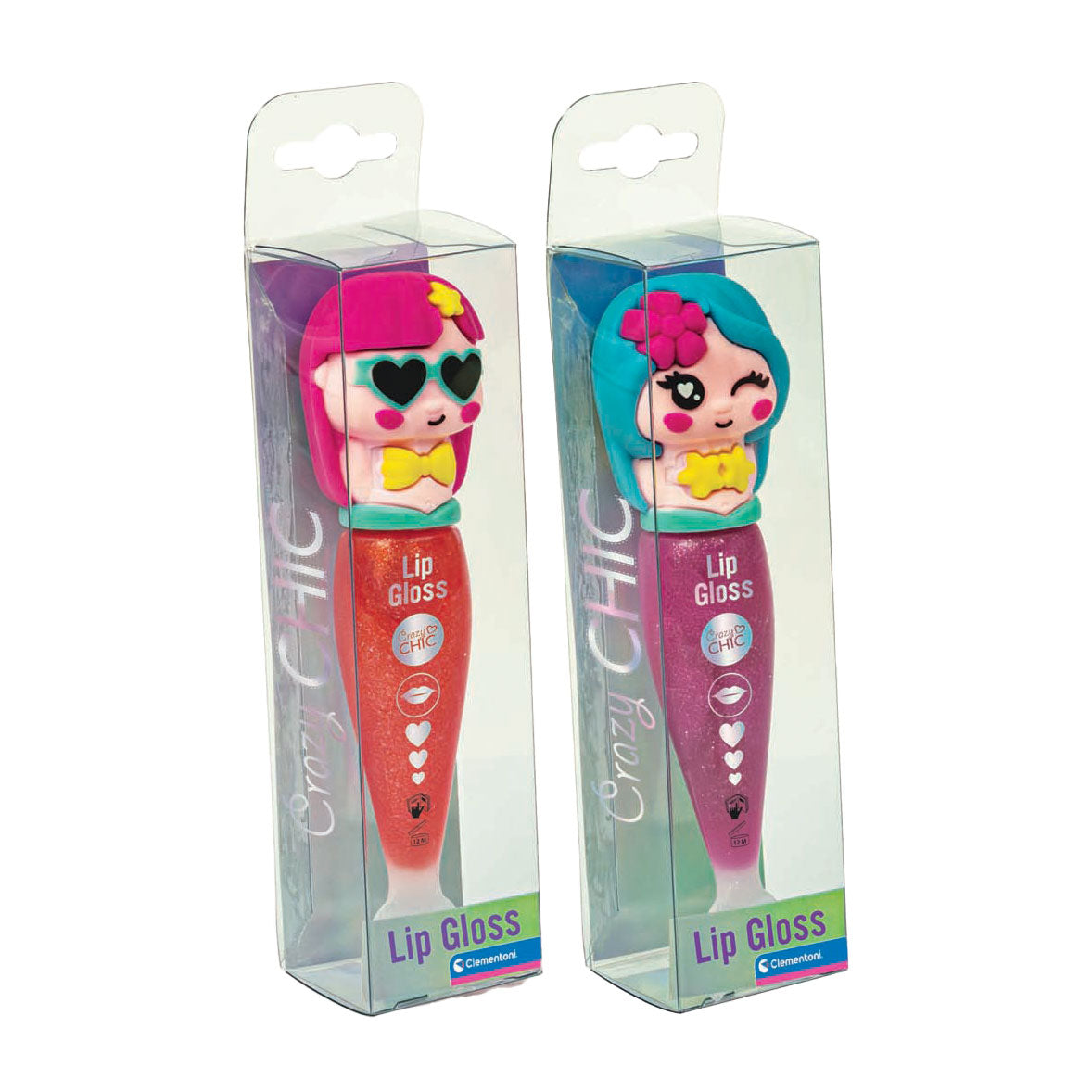 Clementoni Crazy Chic Lipgloss Meerjungfrau Rot Lila